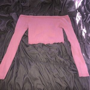 ✨2 for $18✨ cute forever 21 long sleeve crop top!